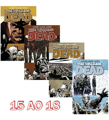 The Walking Dead 15 Ao 18 Panini! Em Portugues! Novo Lacrado