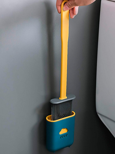 1 Cepillo De Baño Silicona Suave C/soporte Limpieza Baños