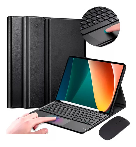 Capa+teclado Touchpad+mouse Para Galaxy Tab A9+ Plus 11 Pol