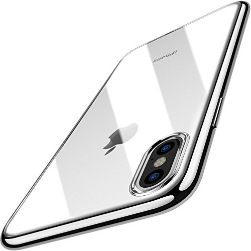 Tozo Para Funda iPhone X, Crystal Clear Tpu Gel Skin Ultra-t