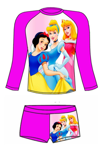 Traje De Baño De Princesas Proteccion Uv