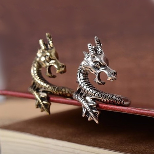 Anillo  Para Hombre Modelo  Dragon