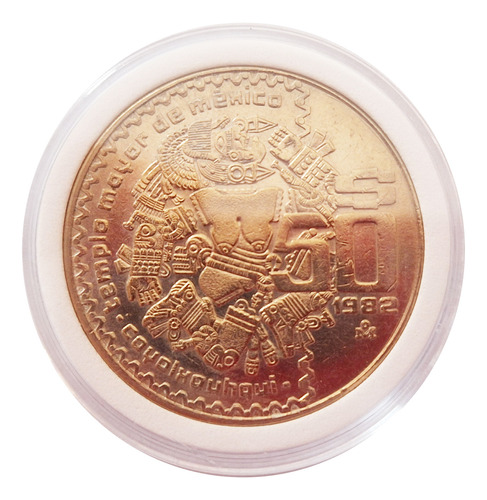 Moneda Antigua 50 Pesos 1982 En Cápsula M508203
