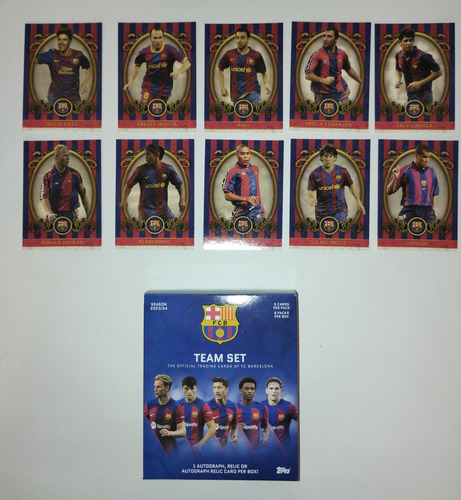 Tarjetas Barcelona Set Completo 50/50 Messi, Yamal Rookie C (Usado)