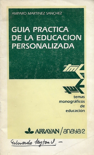 G Práctica Educación Personalizada / Amparo Martínez Sánchez