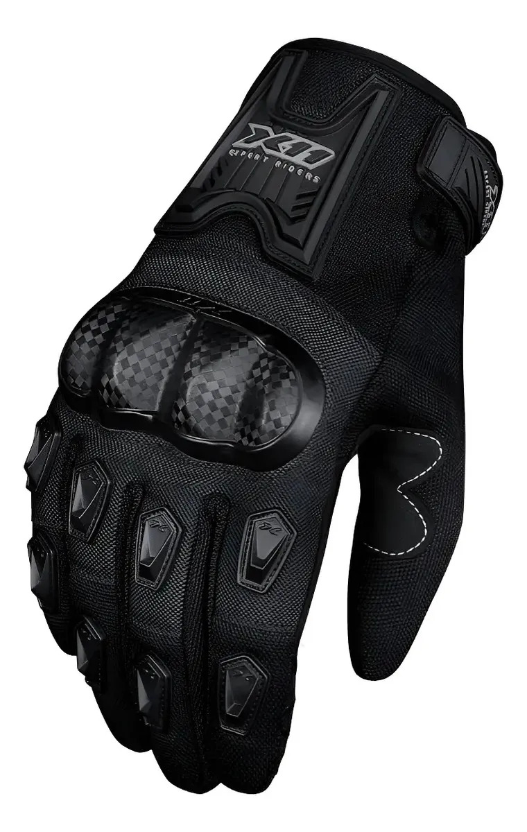 Luva Motoqueiro Moto Motociclista X11 Blackout Proteção Frio Cor Preto Tamanho Masculina M
