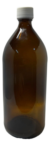 Botella Industrial Multiusos Color Ámbar 1 Litro 12 Pzs