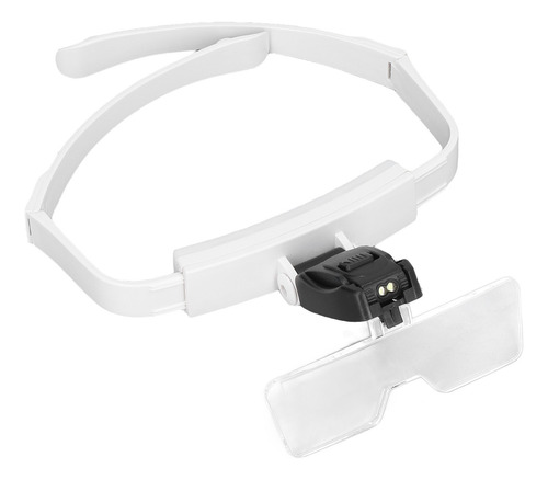 Lupa De Cabeza Recargable Plegable Manos Libres Diadema Led