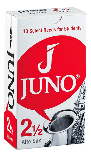 Palhetas Vandoren Juno Para Sax Alto (caixa Com 10) - Nº 2