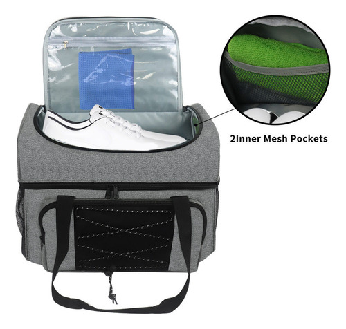 We Bolsa De Bolos Portátil Para 2 Bolas Con Almacenamiento