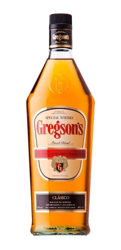 Botella De Whisky Gregson 1 Litro