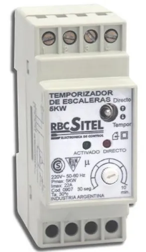 comprar Temporizador Automatico De Escalera Sitel 5kw Apto Led