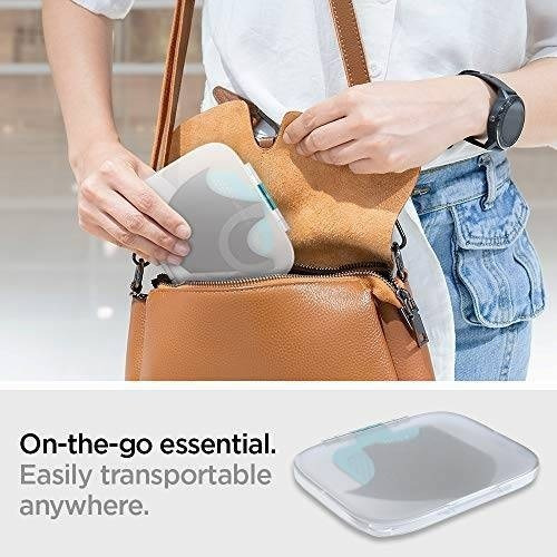 Estuche Máscara Spigen Silver Ion Con Clip Montaje Automóvil
