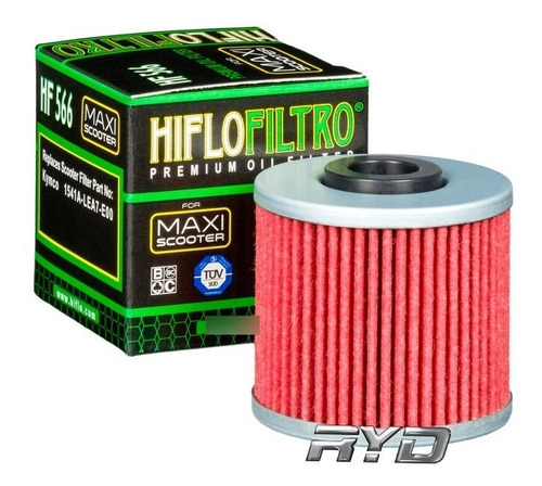 Filtro Aceite Kymco Downtown 300 I Hiflo Hf566 Ryd