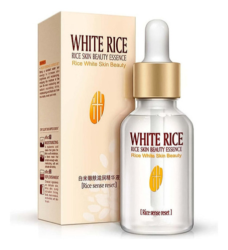 Serum De Arroz Blanco Rorec Reduce Poros Y Antiarrugas