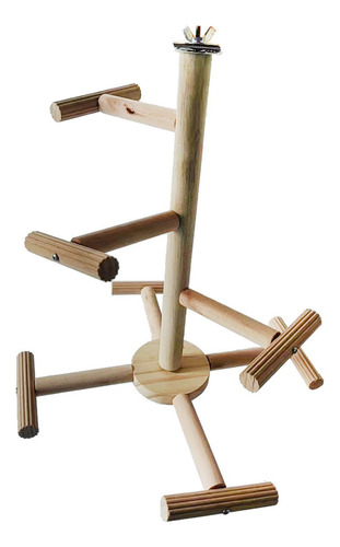 Percha Giratoria Para Pájaros, Juguete Giratorio Para