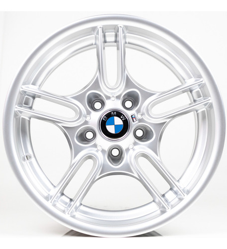 Rodas 17 Bmw Style 66 5x120 E36 E46 328i 325i 323i 320i Cor Prata