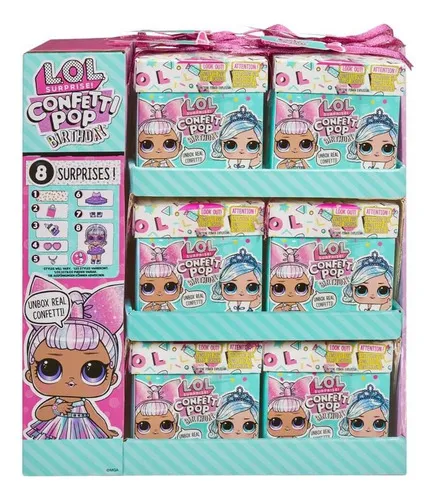 Muñeca L.o.l Surprise! Caja Confetti Pop Birthday