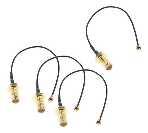 Mini Pci De 4 Piezas For Antena Wifi Sma Hembra Pigtail