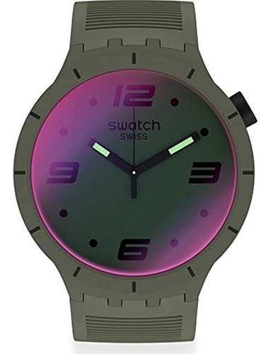 Reloj Swatch Futuristic Green Quartz Para Hombre So27m105