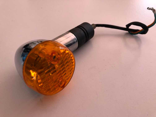 Imagen 2 de 8 de Luz De Cruces De Moto Owen Cromado Ovalado Unidad