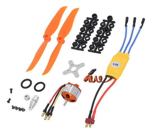 Kit De Hélice Rc Motor Esc 2212, Motor Sin Escobillas De 6 T