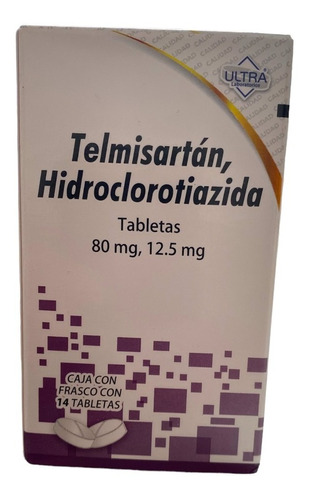 Telmisartan Con Hidroclorotiazida 80/12.5mg 14 Tabs
