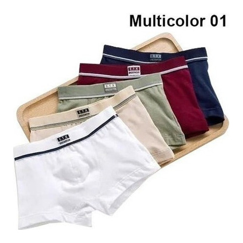 Calzoncillos Niños Boxer Algodón Transpirable 5pcs 2-16años