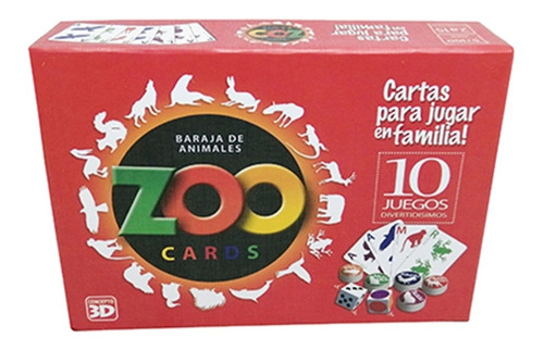 Zoo Cards Juego De Mesa Para Toda La Familia