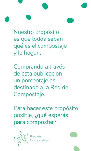Imagen 10 de 10 de Compostera Rama Somos Jardín 60 Litros Con Canilla