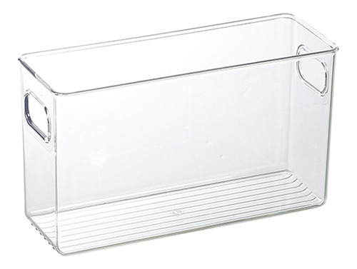 Cesto Organizador Caja Transparente Heladera Cocina Baño