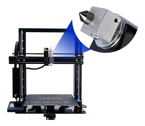 Imagen 4 de 9 de Boquilla De Acero Para Impresora 3d, Ender 3 / Cr10 Nozzle