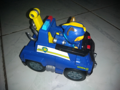 Paw Patrol Vehículo Y Figura De Chase Loose Suelto (Usado)