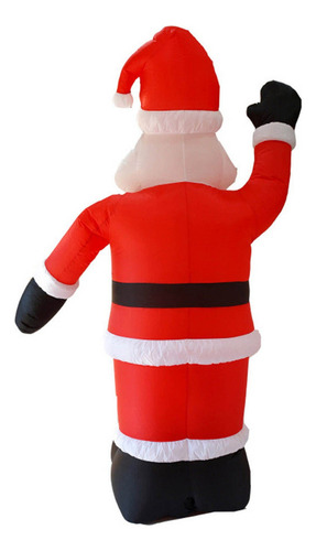 Papá Noel Inflable Con Luz Led Para Decoración De