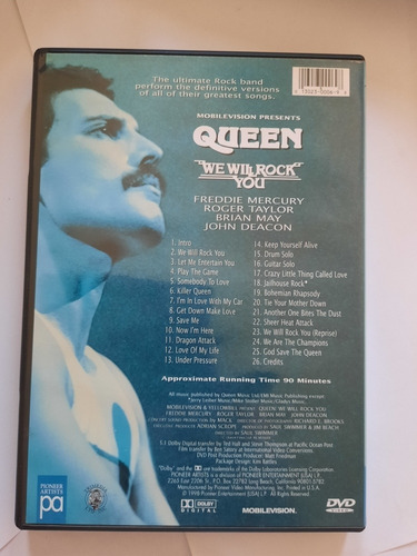 Queen / We Will Rock You / Dvd