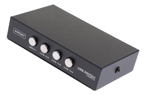 Conmutador De Manual Usb 2.0 Conmutador Kvm Caja Adaptadora