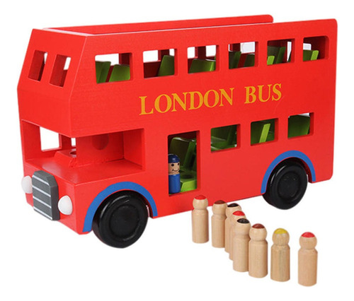 Lzl Autobús De Londres De Dos Pisos Modelo 1/18 Para