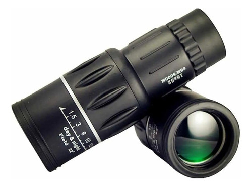 Monóculo Luneta Profissional Portátil Telescópio De Mão 16x Cor Preto