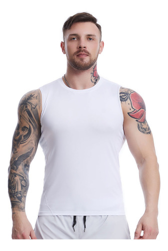 3 Tank Top Deportivo Hombre Playera Gym Yoga Fitness Sport