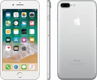 Apple iPhone 7 Plus 128gb Silver Cable Cargador Funda Glass