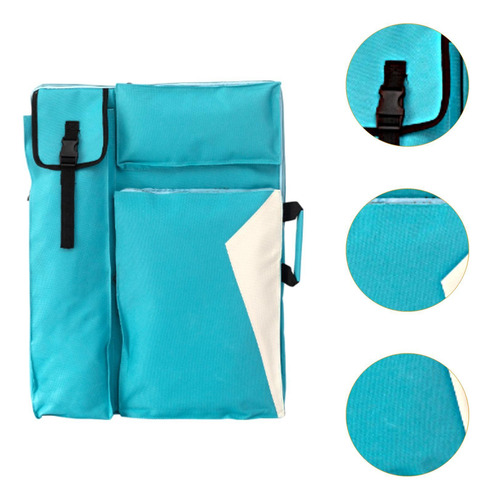 Bolsa De Arte Para Dibujo El Kit De Dibujo Azul Claro