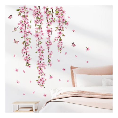 Calcomanías De Pared De Flores De Flor De Calcomanía De Flor