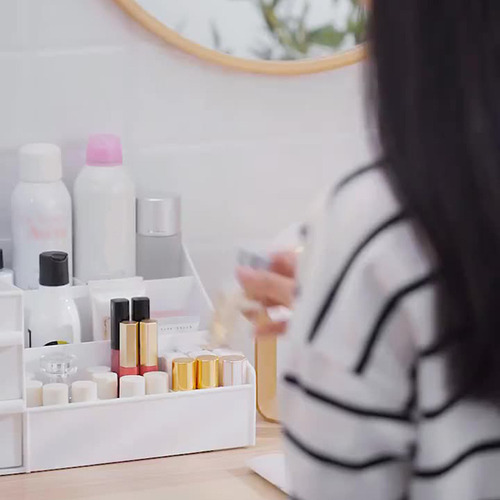 - Caja De Almacenamiento De Cosméticos Y Organizador Para