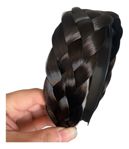 (bk), Diadema Invisible Y Esponjosa, Para Pelo, Trenza