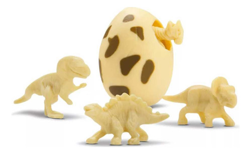 Dinossauro C/ Ovo E Filhotes Bee Toys Origens 3 Pçs Ref.0697