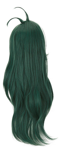 Cosplay De Fiesta Para Peinar Cabello Largo Verde En Capas