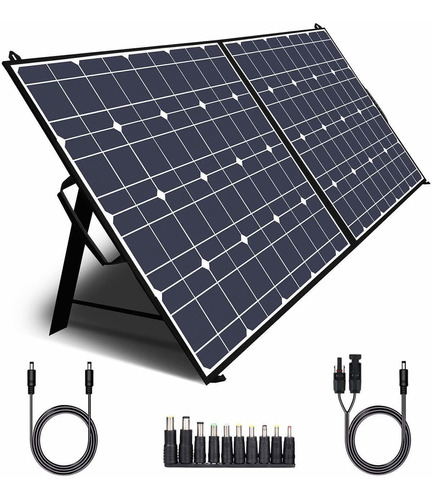 Twelseavan Panel Solar De 100 W Cargador De Panel Solar Pleg