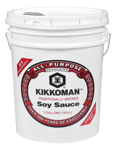 Salsa De Soya Kikkoman 18.9 L (5 Gal) Importado