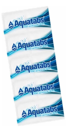 Pastillas Potabilizadoras Aquatabs X50 Purificación De Agua