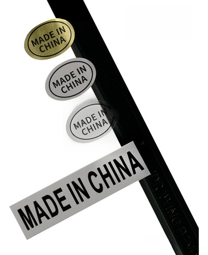 Etiqueta Ovalada Blanca 13x9x5000 Xiao Zhang, Hecha En China